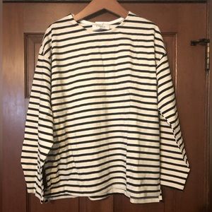 NWT Olive brand Sophie Stripe Tee